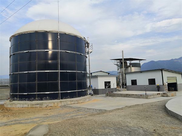 罐頂式雙膜氣柜-造紙廠